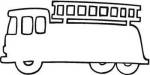 Fire Truck Coloring Page