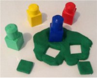 Play Dough Squares