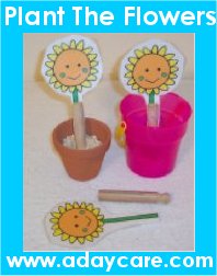 Plant The Flowers Sensory Activity