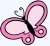 Small Pink Butterfly