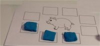 Pig Playdough Mat